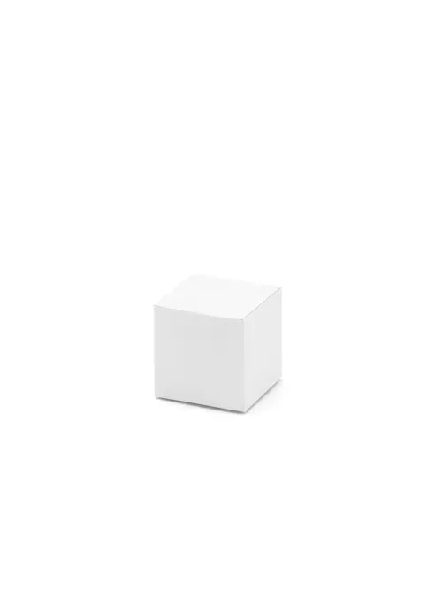 Photo du produit 10 Boîtes en carton blanches carrées 5 x 5 cm
