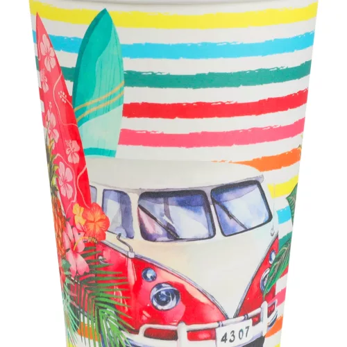 Photo du produit 10 Gobelets carton Aloha 7,8 x 9,7 cm