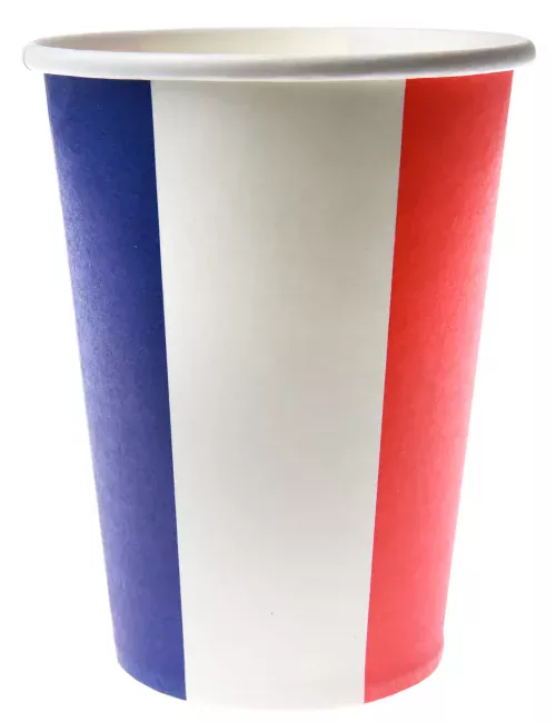 Photo du produit 10 Gobelets en carton France 18 cl