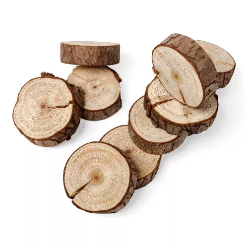 Photo du produit 10 Mini rondins de bois naturel 5 cm