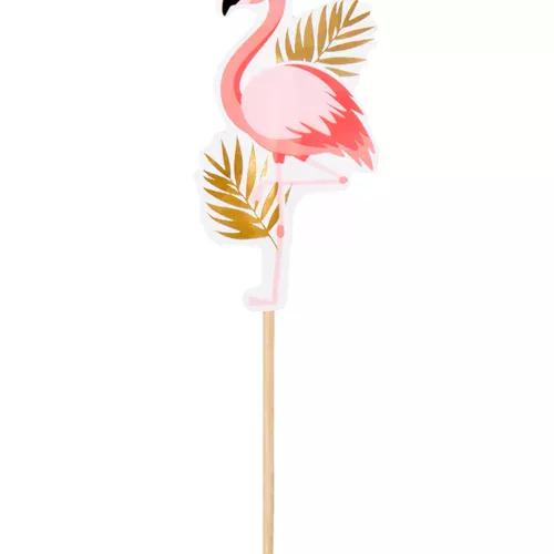 Photo du produit 12 Pics en bois Flamant Tropic 13 cm
