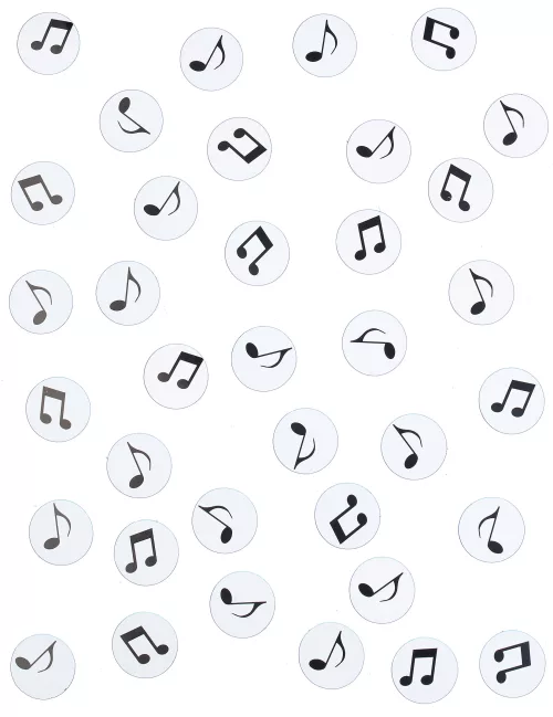 Photo du produit 150 confettis de table Note de Musique
