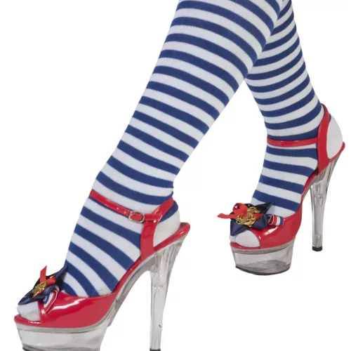 Photo du produit 2 clips pour chaussures ancre marine