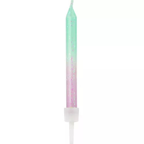 Photo du produit 20 Bougies d'anniversaire iridescentes 6 cm