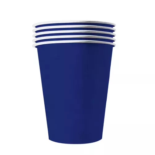 Photo du produit 20 Gobelets américains carton recyclable bleus 25 cl