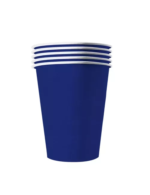 Photo du produit 20 Gobelets américains carton recyclable bleus 25 cl