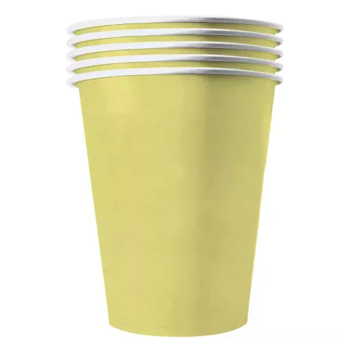 Photo du produit 20 Gobelets américains carton recyclable jaune pastel 53 cl
