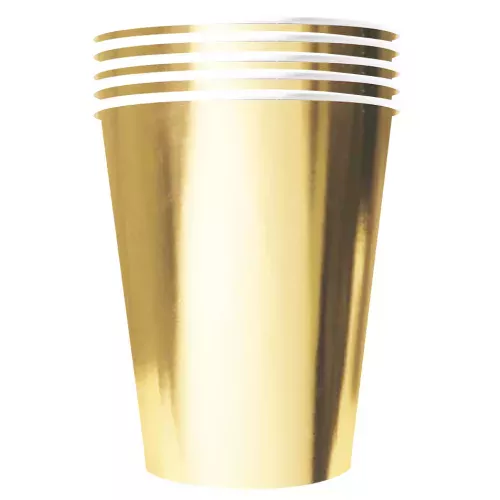 Photo du produit 20 Gobelets américains carton recyclable or 53 cl