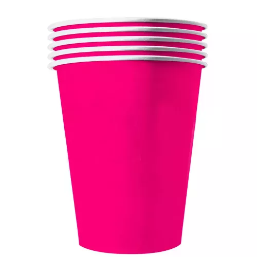 Photo du produit 20 Gobelets américains carton recyclable roses 53 cl