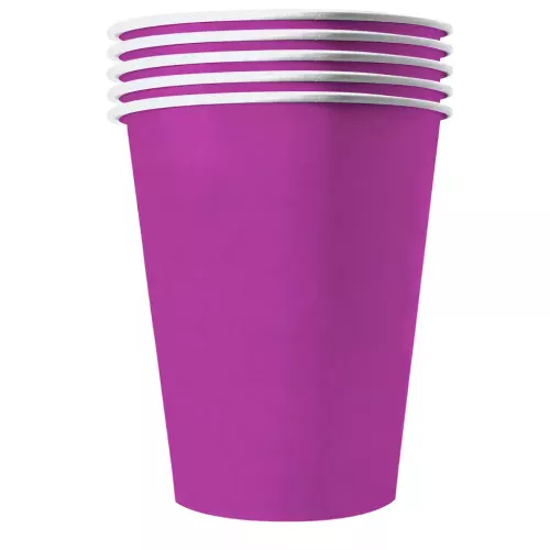 Photo du produit 20 Gobelets américains carton recyclable violets 53cl