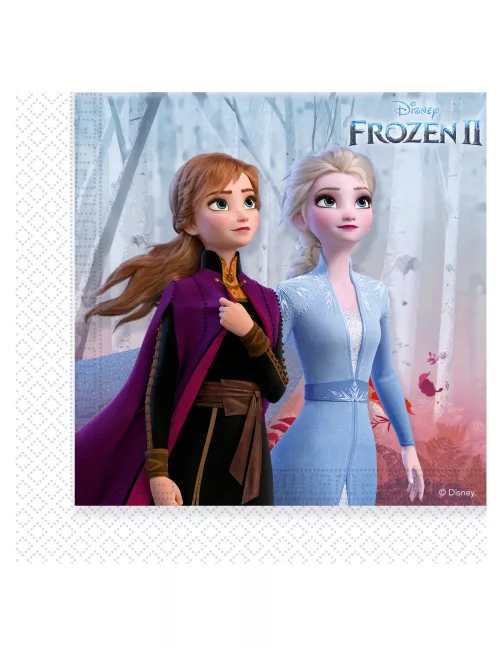 Photo du produit 20 Serviettes en papier La Reine des Neiges 2 33 x 33 cm