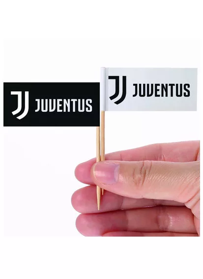 Photo du produit 24 Pics Juventus 6,5 x 5 cm