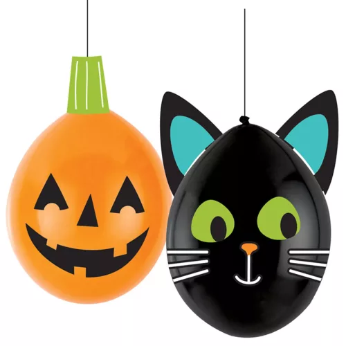 Photo du produit 2 Ballons latex DIY Halloween Friends 30 cm