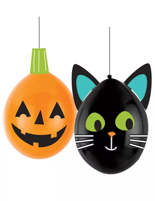 Photo du produit 2 Ballons latex DIY Halloween Friends 30 cm