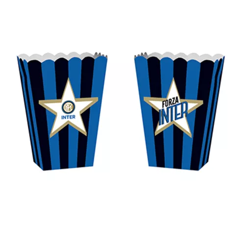 Photo du produit 4 Boîtes popcorn en carton Inter 13,5 x 8,5 x 19 cm