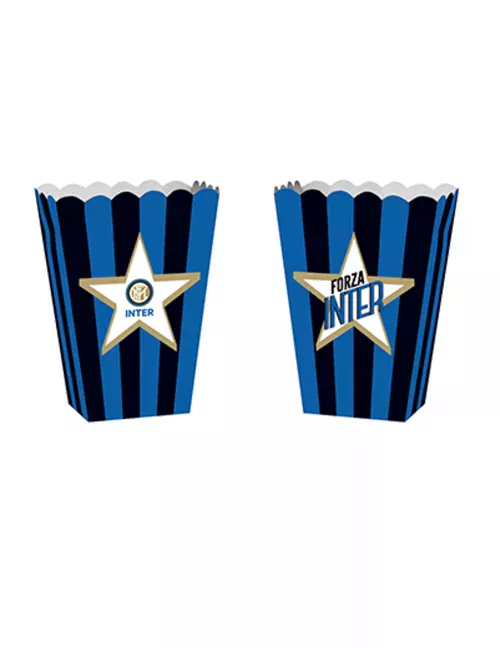 Photo du produit 4 Boîtes popcorn en carton Inter 13,5 x 8,5 x 19 cm