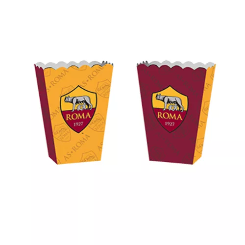 Photo du produit 4 Boîtes popcorn en carton Roma 13,5 x 8,5 x 19 cm