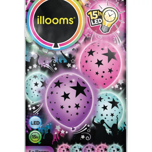 Photo du produit 5 Ballons LED étoilés Illooms ®
