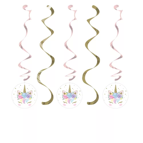 Photo du produit 5 Suspensions en spirales licorne féerique 76 et 99 cm
