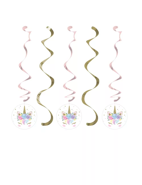 Photo du produit 5 Suspensions en spirales licorne féerique 76 et 99 cm