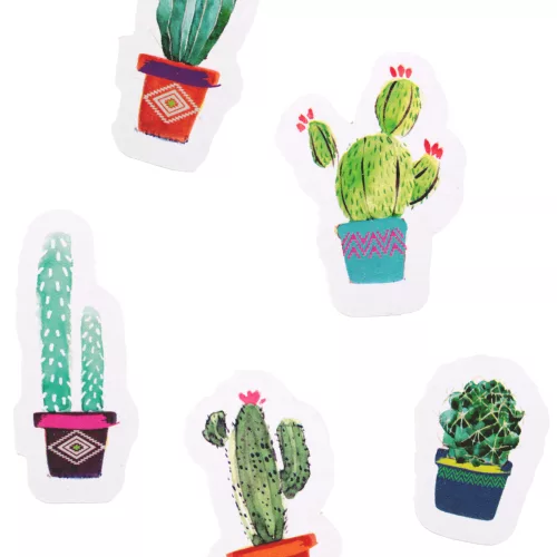 Photo du produit 50 Confettis de table en papier cactus Mexique 2 à 4 cm