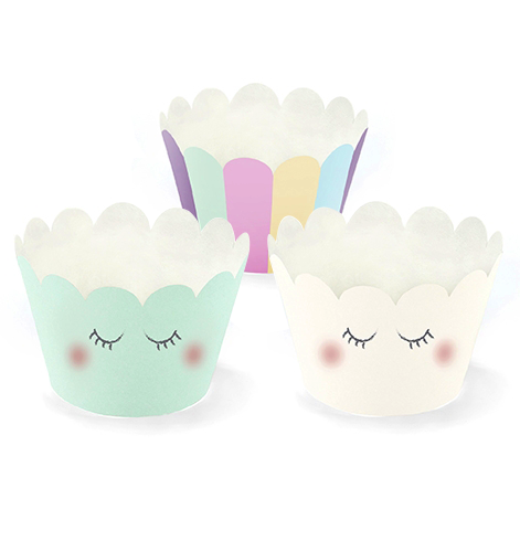 Photo du produit 6 Habillages à cupcake Licorne 7,5 x 5 cm