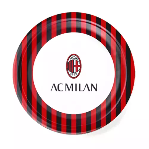 Photo du produit 8 Assiettes en carton AC Milan 23 cm