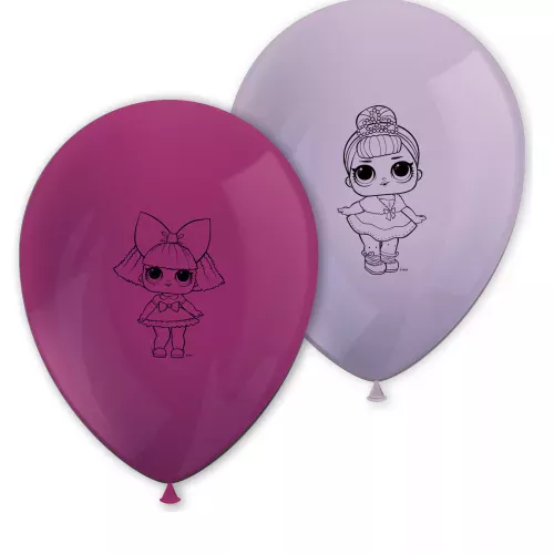 Photo du produit 8 Ballons en latex LOL Surprise