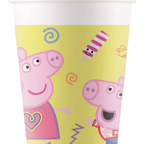 Photo du produit 8 Gobelets en carton Peppa Pig 200 ml