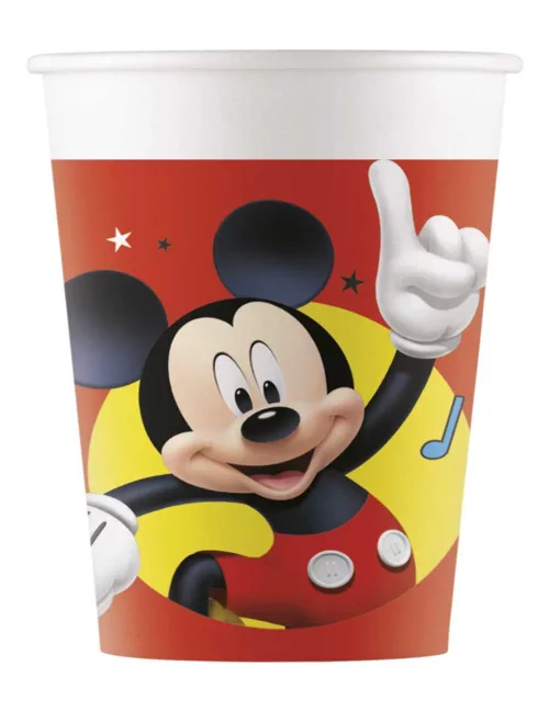 Photo du produit 8 Gobelets en plastique Mickey copains de jeux 200 ml