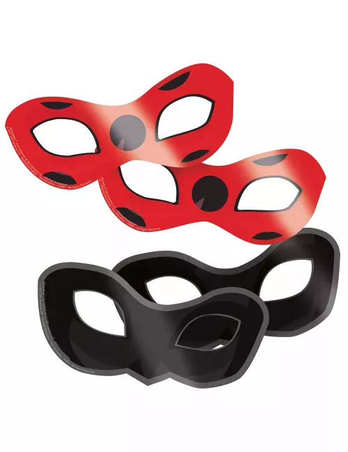 Photo du produit 8 Masques en carton Ladybug