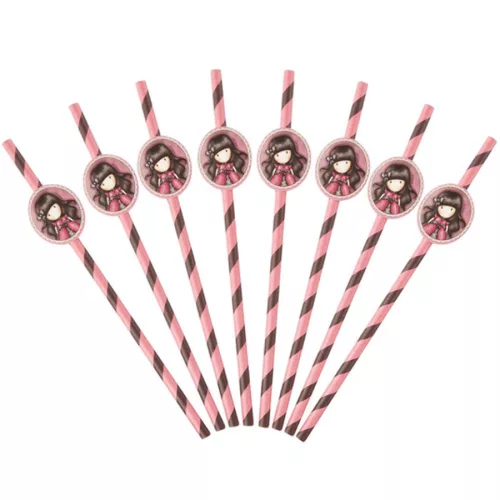 Photo du produit 8 Pailles en carton Ladybird Santoro