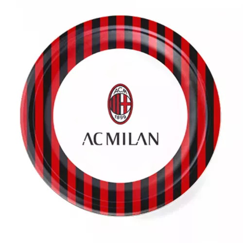 Photo du produit 8 Petites assiettes en carton AC Milan 18 cm