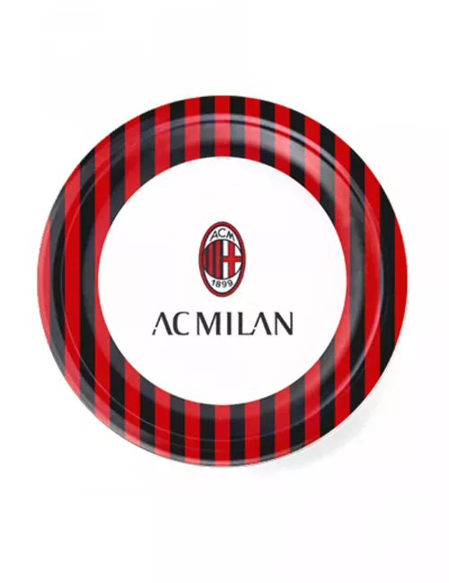 Photo du produit 8 Petites assiettes en carton AC Milan 18 cm