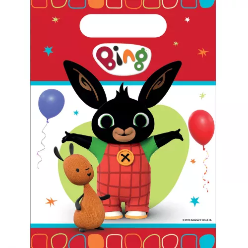 Photo du produit 8 Sacs de fête en plastique Bing