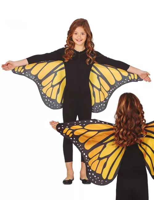 Photo du produit Ailes de papillon orange 110 x 50 cm enfant