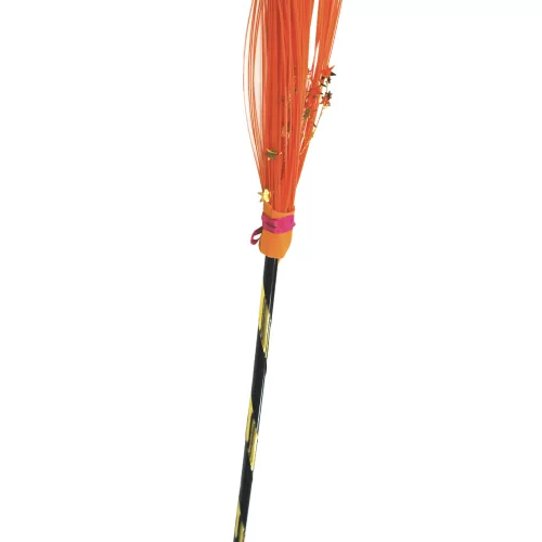 Photo du produit Balai sorcière orange 95 cm
