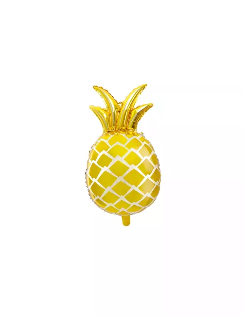 Photo du produit Ballon aluminium ananas doré 48 x 67 cm