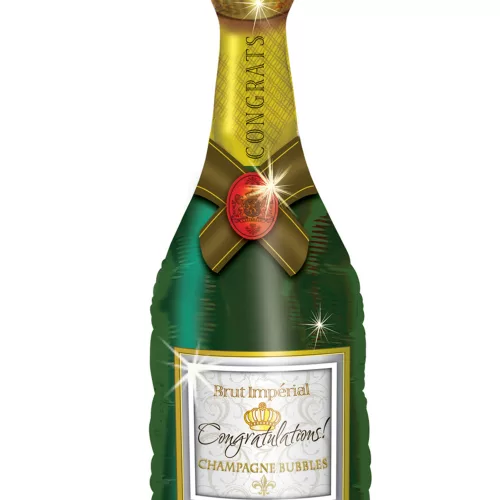 Photo du produit Ballon aluminium bouteille de champagne 94 cm