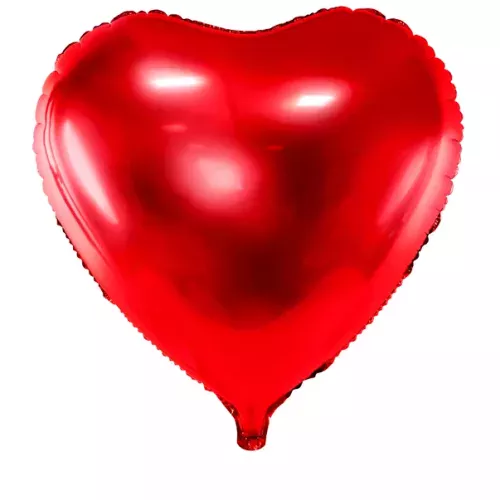 Photo du produit Ballon aluminium coeur rouge 45 cm