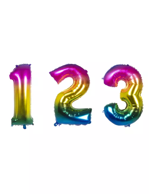 Photo du produit Ballon aluminium multicolore 86 cm