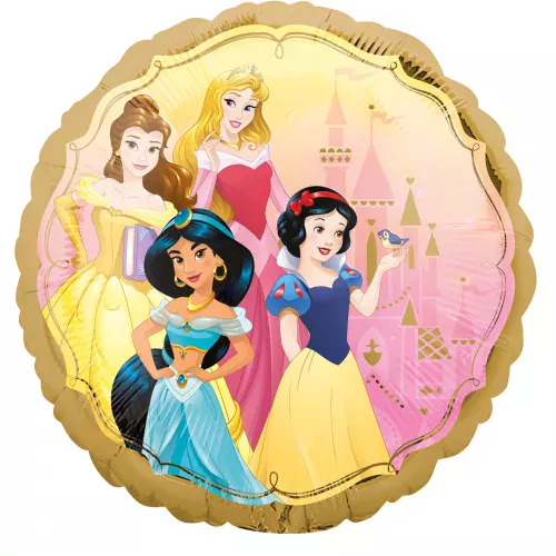 Photo du produit Ballon aluminium recto verso Princesses Disney 43 cm