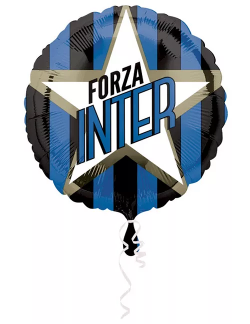 Photo du produit Ballon aluminium rond Inter 43 cm