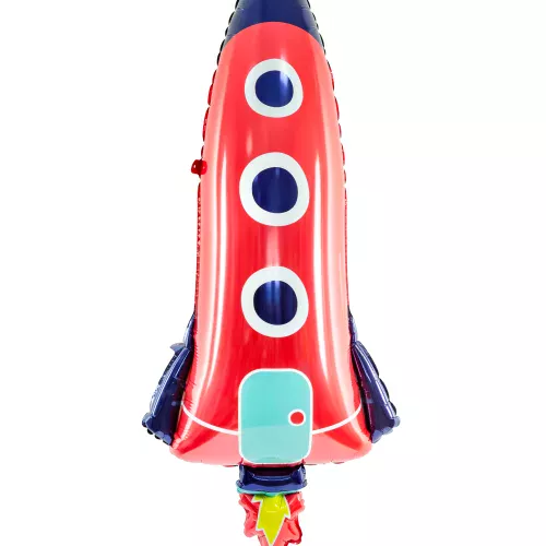 Photo du produit Ballon en aluminium fusée 44 x 115 cm