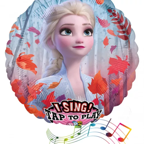 Photo du produit Ballon en aluminium musical La Reine des Neiges 2 71 cm