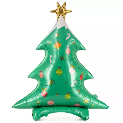 Photo du produit Ballon géant en aluminium sapin de noël 78 x 94 cm