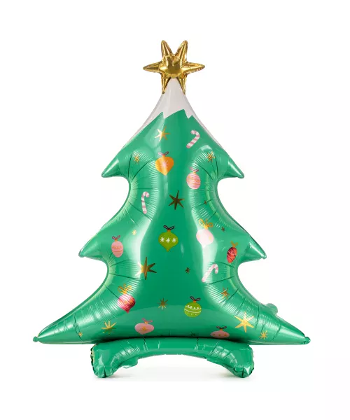 Photo du produit Ballon géant en aluminium sapin de noël 78 x 94 cm