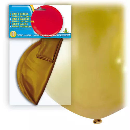 Photo du produit Ballon géant en latex doré 80 cm
