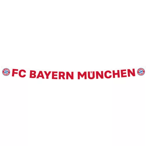 Photo du produit Bannière en carton FC Bayern Munich 180 x 11 cm
