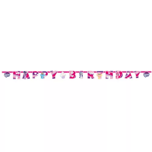 Photo du produit Guirlande Happy Birthday My Little Pony 200 x 15 cm
